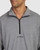 Mini Flipped Half Zip - Grey Marle