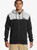 Mens Keller Block Zip-Up Hoodie - Black Heather