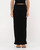 Leo Crotchet Knit Maxi Skirt - Black