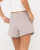 Rusty Signature Fleece Short - Grey Cloud