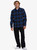 Men's Saturn Long Sleeve Flannel - Monaco blue Saturn Shadow 