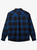 Men's Saturn Long Sleeve Flannel - Monaco blue Saturn Shadow 