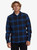 Men's Saturn Long Sleeve Flannel - Monaco blue Saturn Shadow 