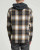 Check Flannel Hooded Shirt - Navy