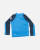 Boys (1-8 years) Shock UPF Long Sleeve Rash Vest - Blue Gum