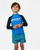 Boys (1-8 years) Shock UPF Long Sleeve Rash Vest - Blue Gum