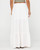 Violeta Low Rise Tiered Maxi Skirt - Snow