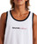Mens Quik International Tank - White
