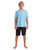 Boys 8-16 Diamond Grit T-Shirt - Blue Wash