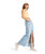 Womens Sun Winds Denim Skirts - Light Blue
