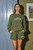 College Fleece Short - Olive