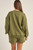 College Crew Neck Fleece - Olive