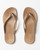 Sandbar Thong - Taupe/Gold