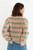 Estelle Quarter Zip Striped Knit - Guava