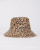 Lennie Leopard Reversible Bucket Hat - Brown