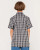 Boys Datsun Check Shirt - Black