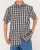 Boys Datsun Check Shirt - Black