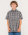 Boys Datsun Check Shirt - Black