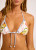 Riviera Coast Triangle Bikini Top - White