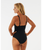 Premium Surf D-DD Full Coverage One Piece - Black