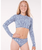 Sunset Luau Long Sleeve Bikini - Blue Sunset Luau Long Sleeve Bikini - Blue