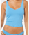 Premium Surf Tankini Bikini Top - Azure Blue