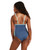 Girls 8-16 Colorblock One Piece - Vintage Indigo