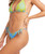 Ole Soleil Reversible Tie Side Hike Bikini Bottom - Tidal Blue