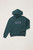 Applique Fleece Hoodie - Dark Pine