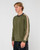 Fisherman's Boxy Crew Knit - Shadow Army