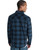 Being Straight Check Shirt - Dark Navy