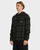 Baja Surf Hooded Flannel Shirt - Black