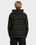 Baja Surf Hooded Flannel Shirt - Black