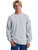 Keller Crew Neck Top - Light Heather Grey