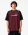 Omac Graphic Oversized Tee - Burgundy