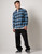 Motherfly Plaid Long Sleeve Shirt - Dark Navy Motherfly