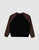 Multi Crew Stack Mono Front Sweater - Brown