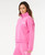 Surf Puff 1/4 Zip - Super Pink