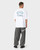 Turbo Oversized Graphic Tee - White & Blue