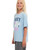 Eveoversize Washed T-Shirt- Blue