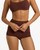 Palm Shadows Shorty Bikini Bottom - Java