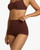 Palm Shadows Shorty Bikini Bottom - Java
