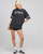 Metal Heart Oversized Tee - Washed Black