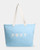 Cool Summer Large Tote Bag - Placid Blue