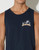 Drunken Treasure Singlet Tank - Navy