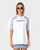 Wavers Tide Oversized Tee - White / Retro Blue