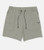 Crew Boatshort Elastic Waist Boardshort - Aqua Grey