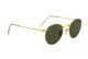 Round Metal - Polished Gold/Gold Green Classic G-15