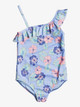 Girls 2-7 Good Emotions One Piece Swimsuit - Placid Blue Happy Hibiscus