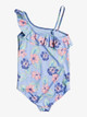 Girls 2-7 Good Emotions One Piece Swimsuit - Placid Blue Happy Hibiscus